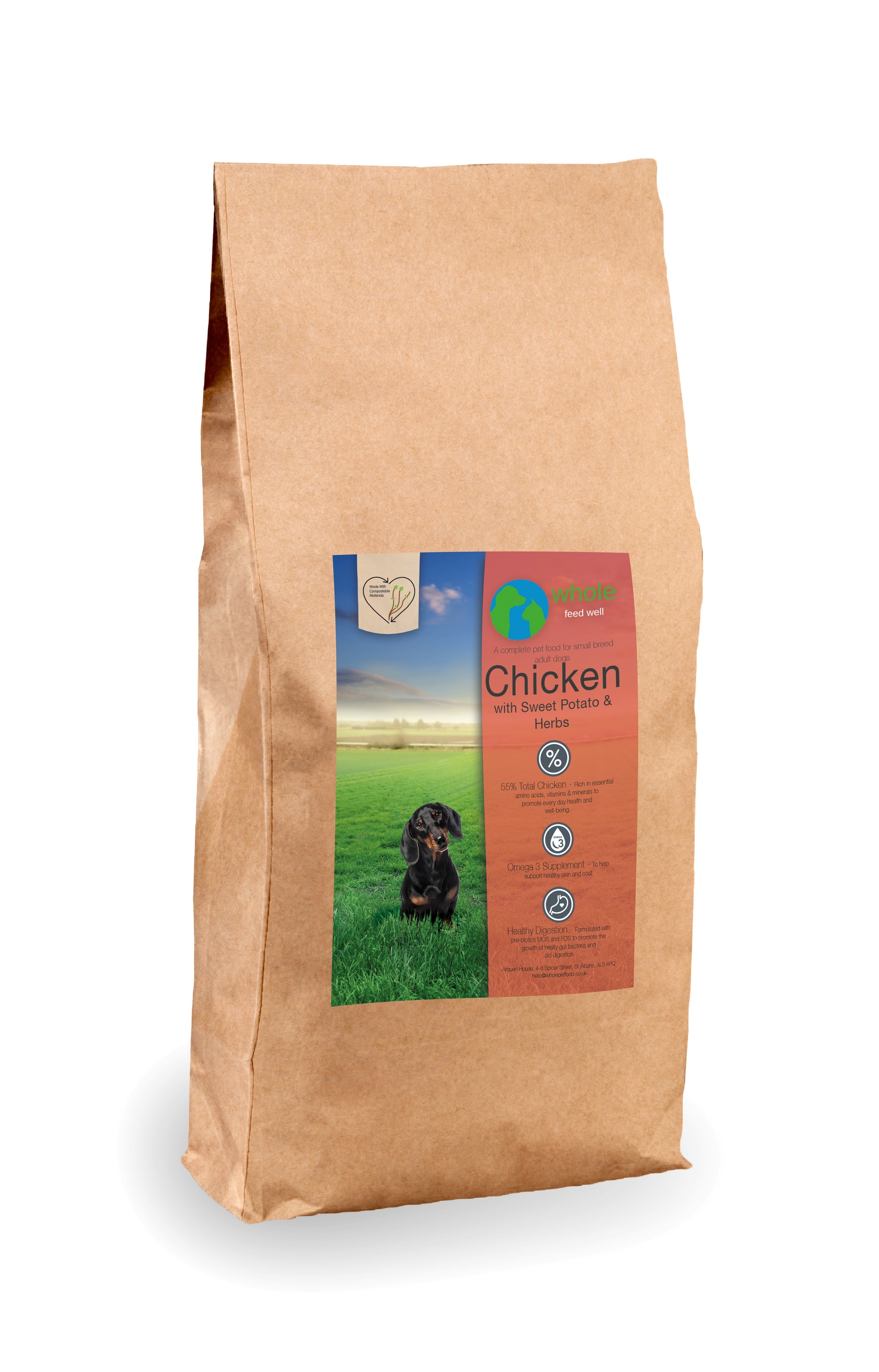 Supreme Small Breed Chicken, Sweet Potato & Herbs